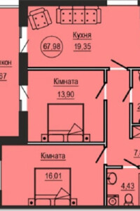 Продажа двухкомнатной квартиры в Городке, на ул. Вячеслава Черновола 38, район Городок фото 2