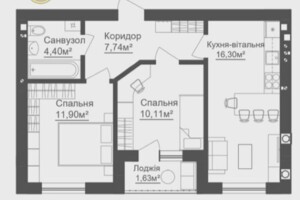 Продажа двухкомнатной квартиры в Гостомеле, на ул. Покровская, фото 2