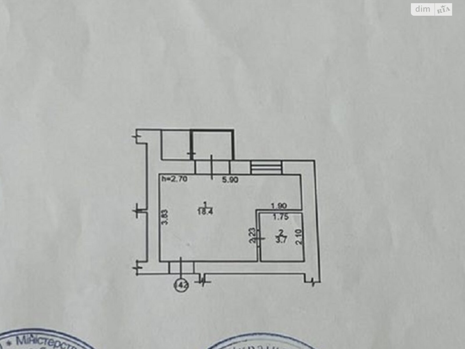 Продаж однокімнатної квартири в Гостомелі, на вул. Свято-Покровська 73Б/5, фото 1