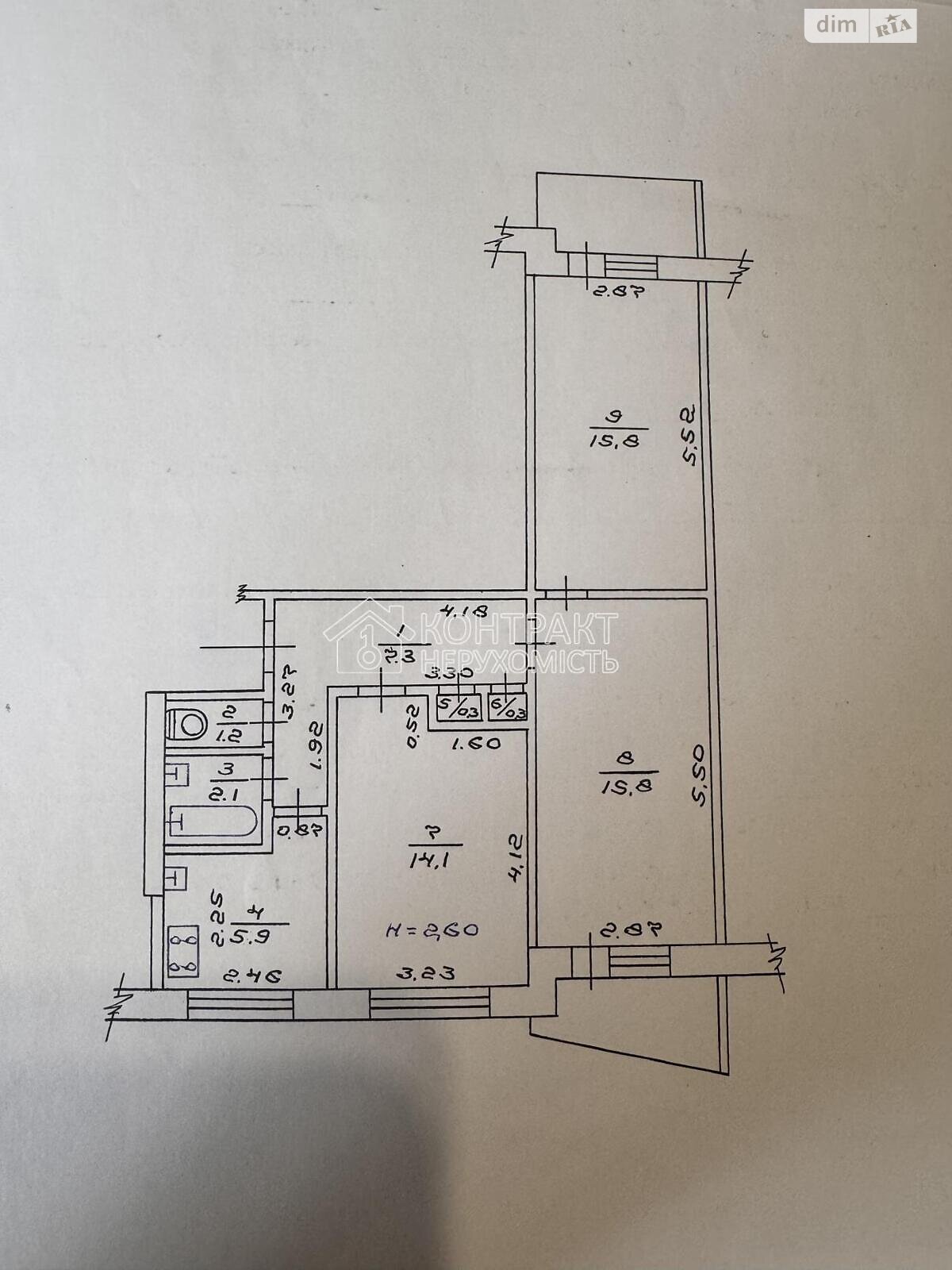Продажа трехкомнатной квартиры в Харькове, на ул. Академика Павлова 319А, район 522-ый микрорайон фото 1 Продажа трехкомнатной квартиры в Харькове, на ул. Академика Павлова 319А, район 522-ый микрорайон фото 1