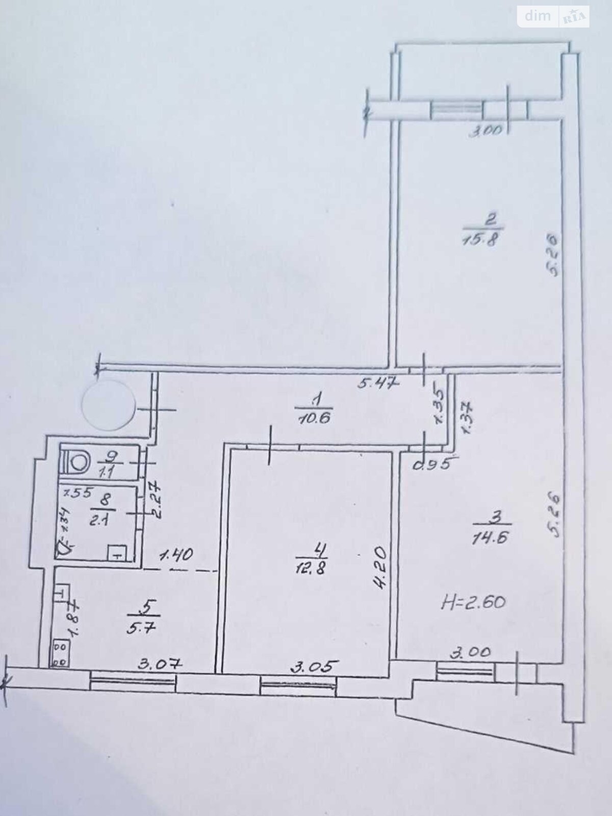 Продаж трикімнатної квартири в Харкові, на вул. Героїв Праці 12, район 522-ий мікрорайон фото 1