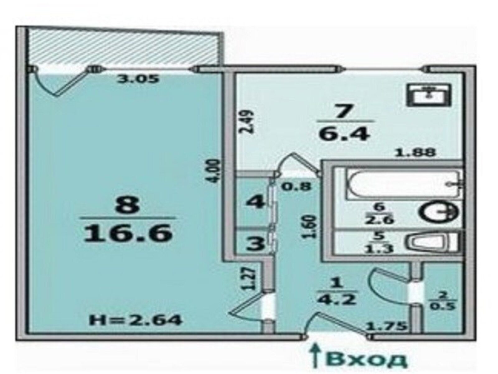 Продажа однокомнатной квартиры в Харькове, на ул. Героев Труда 49, район 533-ый микрорайон фото 1