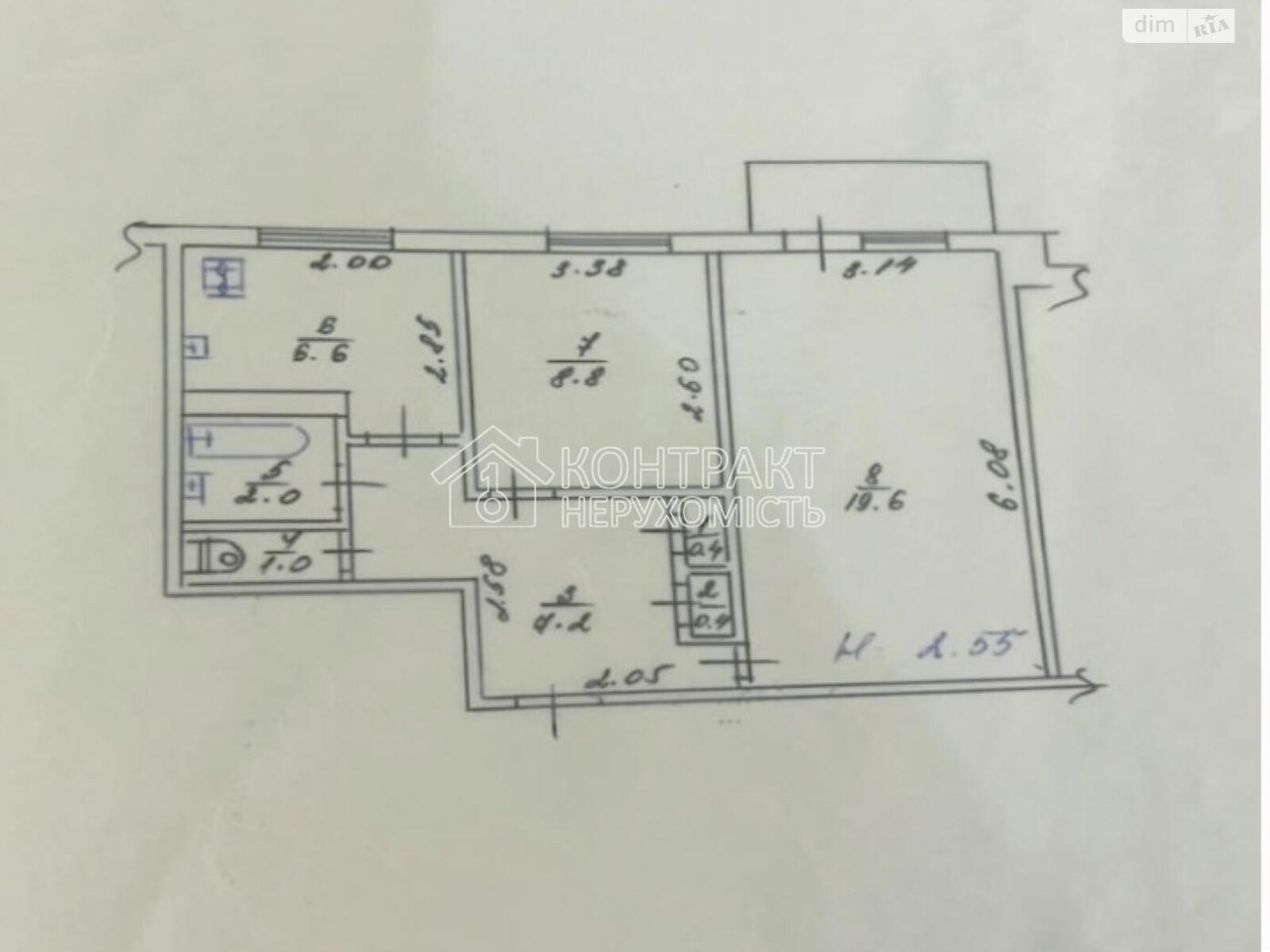 Продаж двокімнатної квартири в Харкові, на вул. Амосова 25, район 625-ий мікрорайон фото 1 Продаж двокімнатної квартири в Харкові, на вул. Амосова 25, район 625-ий мікрорайон фото 1