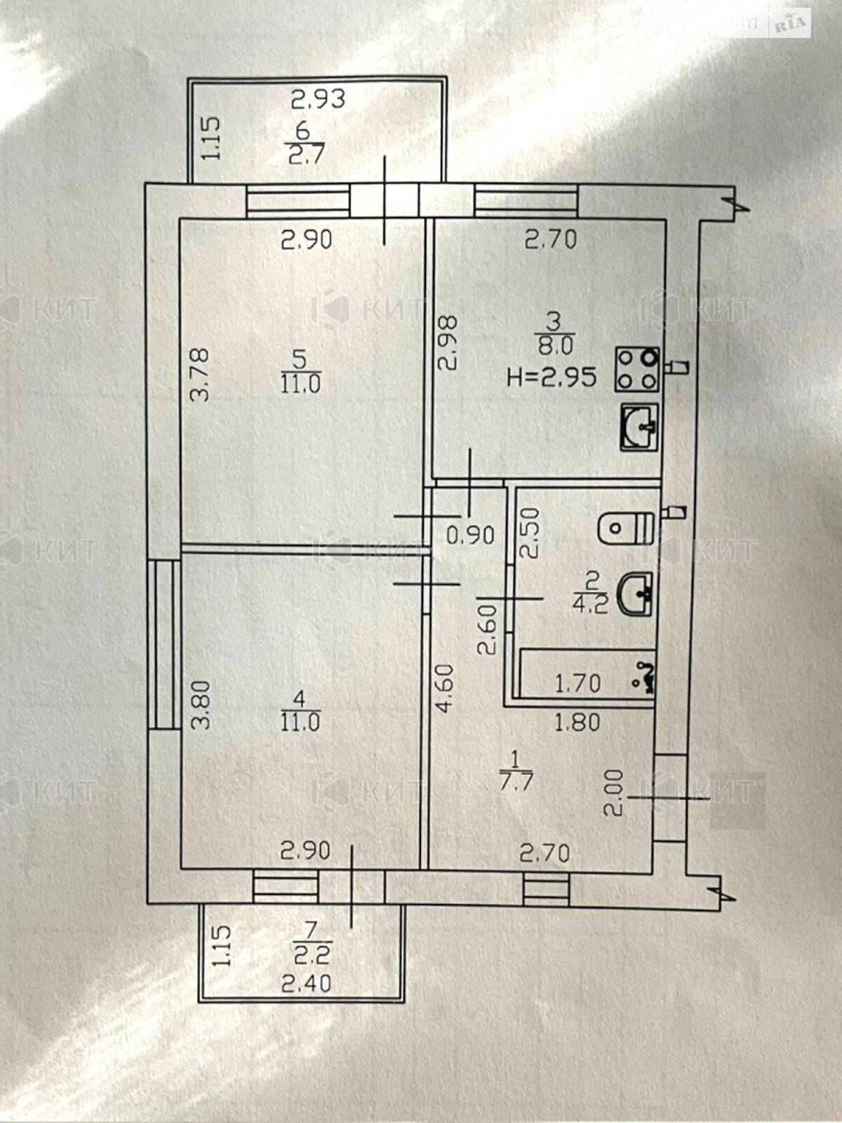 Продажа двухкомнатной квартиры в Харькове, на ул. Буковая 1А, район Алексеевка фото 1