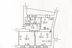 Продаж двокімнатної квартири в Харкові, на вул. Данилевського 10, район Держпром фото 2