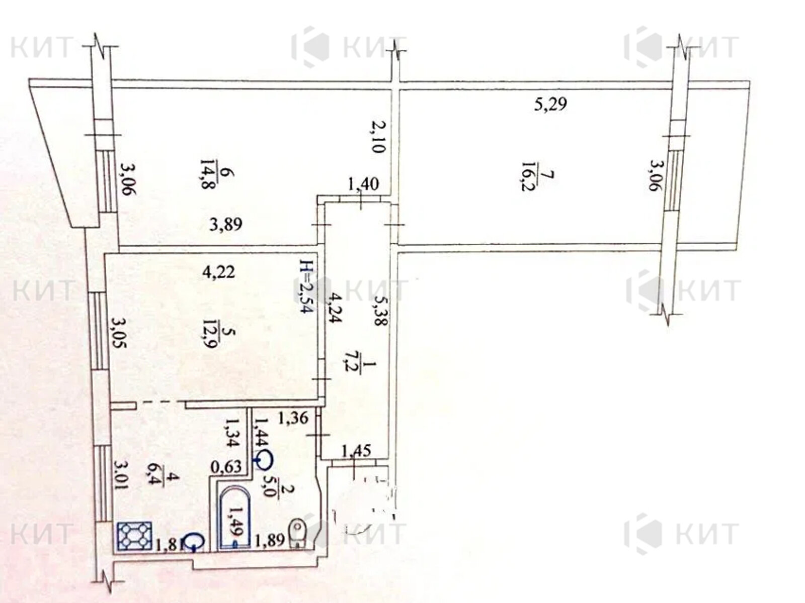 Продажа трехкомнатной квартиры в Харькове, на ул. Полтавский Шлях 152А, район Холодная Гора фото 1