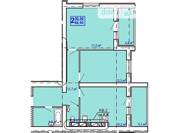 Продажа двухкомнатной квартиры в Харькове, на пр. Рогатинский 4, район Холодногорский фото 1 Продажа двухкомнатной квартиры в Харькове, на пр. Рогатинский 4, район Холодногорский фото 1
