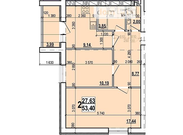 Продажа двухкомнатной квартиры в Харькове, на бул. Мира 25, район ХТЗ фото 1 Продажа двухкомнатной квартиры в Харькове, на бул. Мира 25, район ХТЗ фото 1