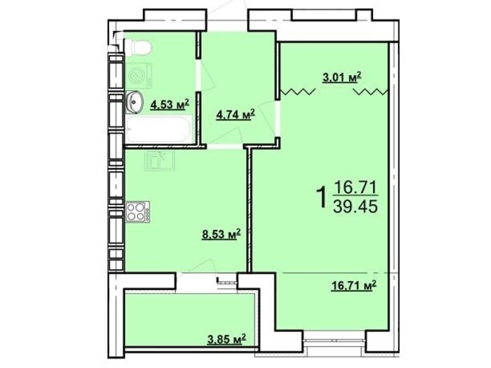 Продажа однокомнатной квартиры в Харькове, на ул. Мира 51, район Индустриальный фото 1