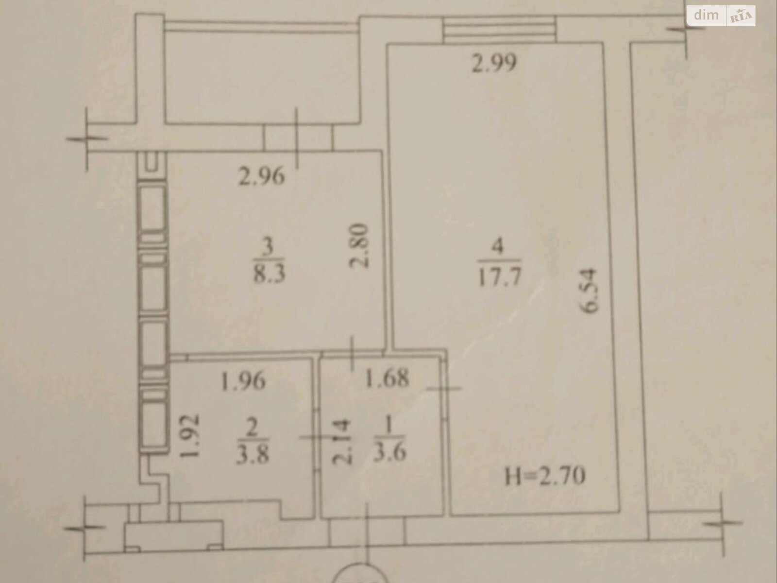 Продаж однокімнатної квартири в Харкові, на пров. Борткевича 11, район Журавлiвка фото 1