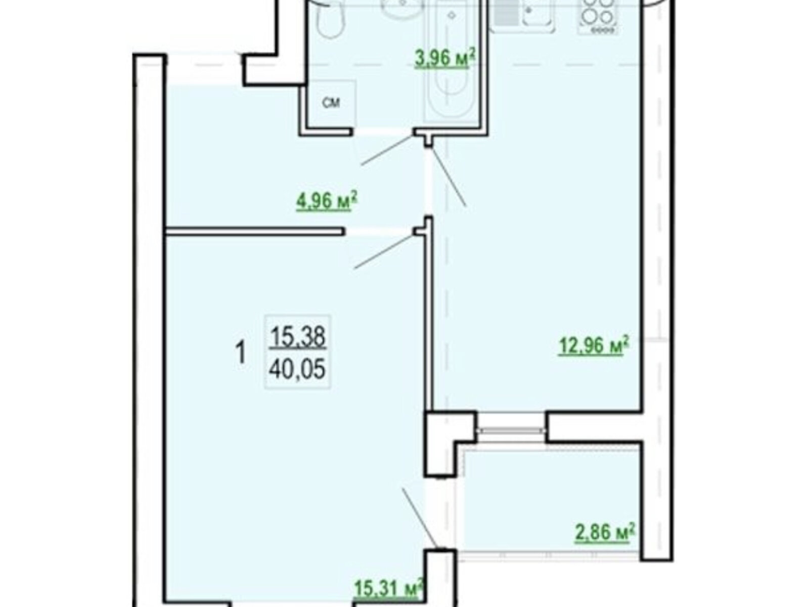 Продаж однокімнатної квартири в Харкові, на вул. Шевченка 327, район Київський фото 1