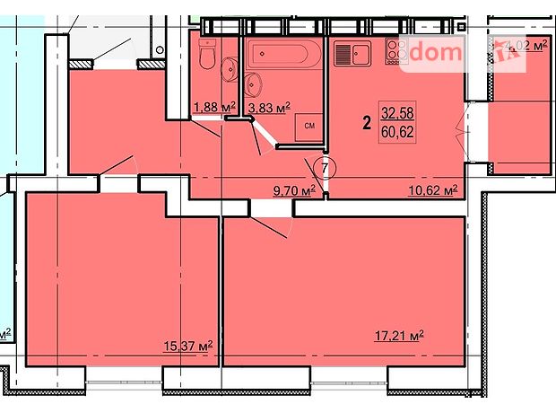 Продажа двухкомнатной квартиры в Харькове, на ул. Елизаветинская 1Б, район Левада фото 1 Продажа двухкомнатной квартиры в Харькове, на ул. Елизаветинская 1Б, район Левада фото 1