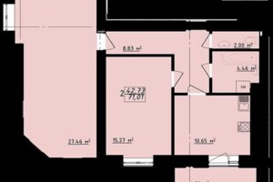 Продаж двокімнатної квартири в Харкові, на вул. Лисаветинська 5, район Левада фото 2