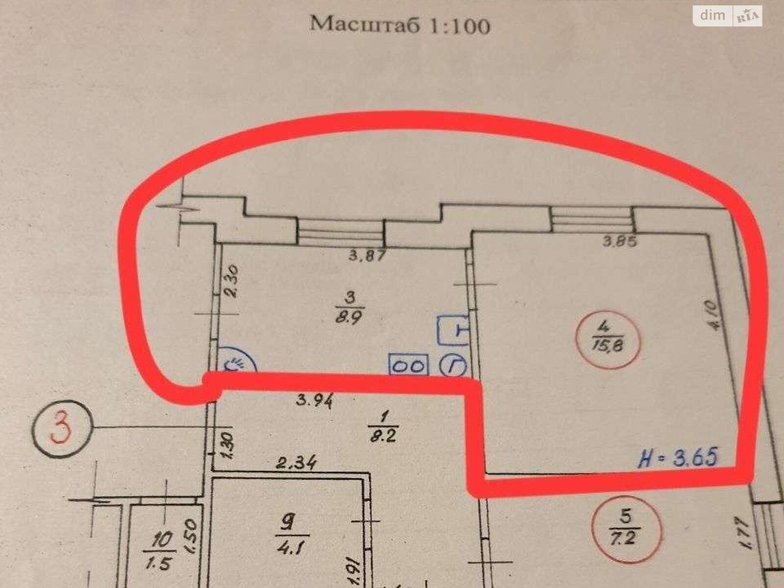 Продаж однокімнатної квартири в Харкові, на вул. Франківська 5, район Левада фото 1