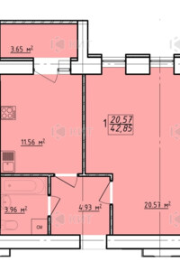 Продаж однокімнатної квартири в Харкові, на вул. Заливна 8А, район Левада фото 2