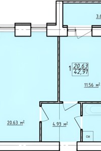 Продаж однокімнатної квартири в Харкові, на вул. Заливна 10, район Левада фото 2