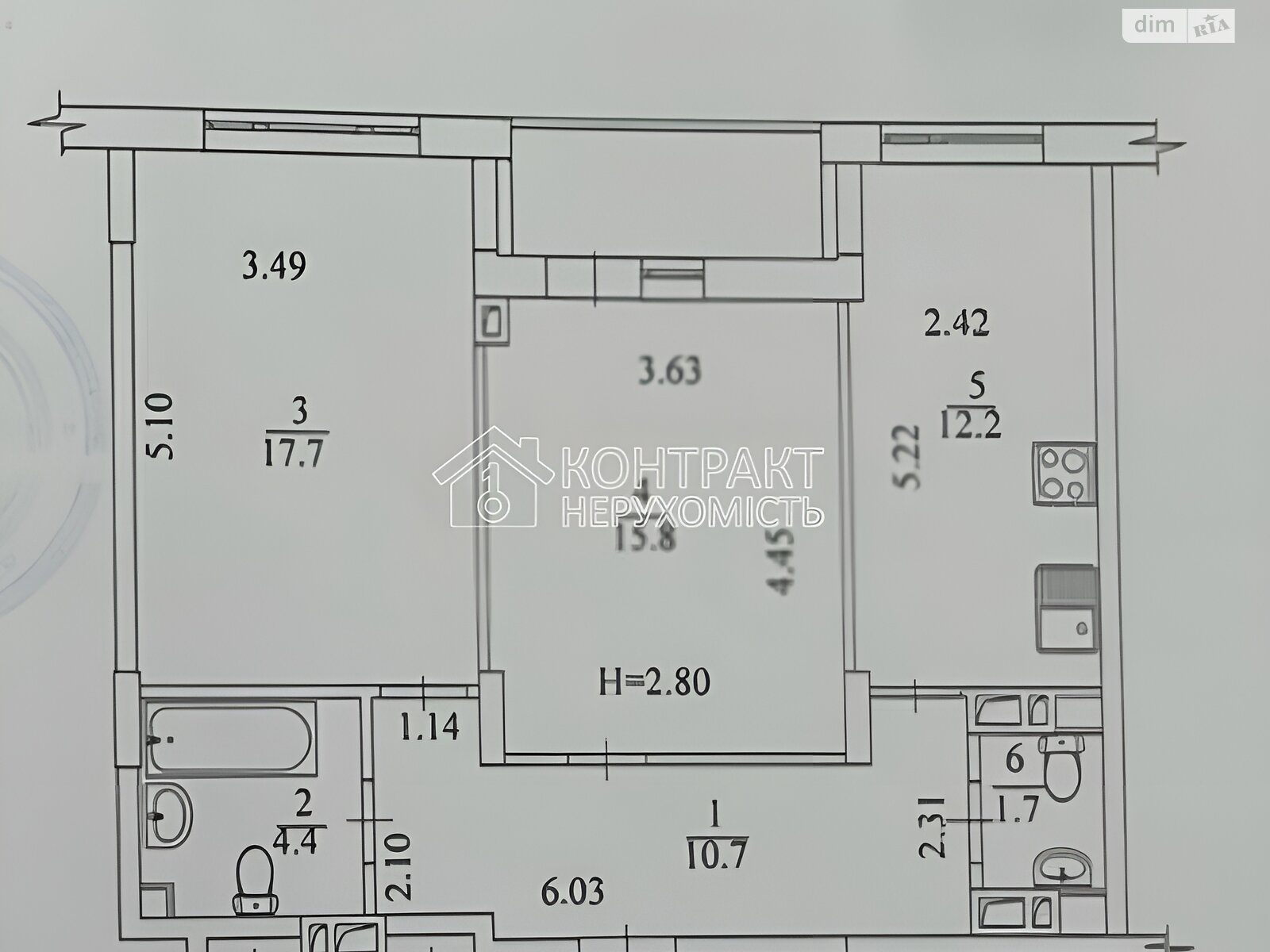 Продажа двухкомнатной квартиры в Харькове, на просп. Героев Харькова, район Новые Дома фото 1