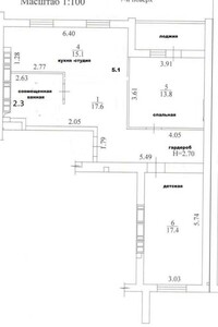 Продаж трикімнатної квартири в Харкові, на просп. Льва Ландау 52Л, район Нові Дома (Немишлянський) фото 2