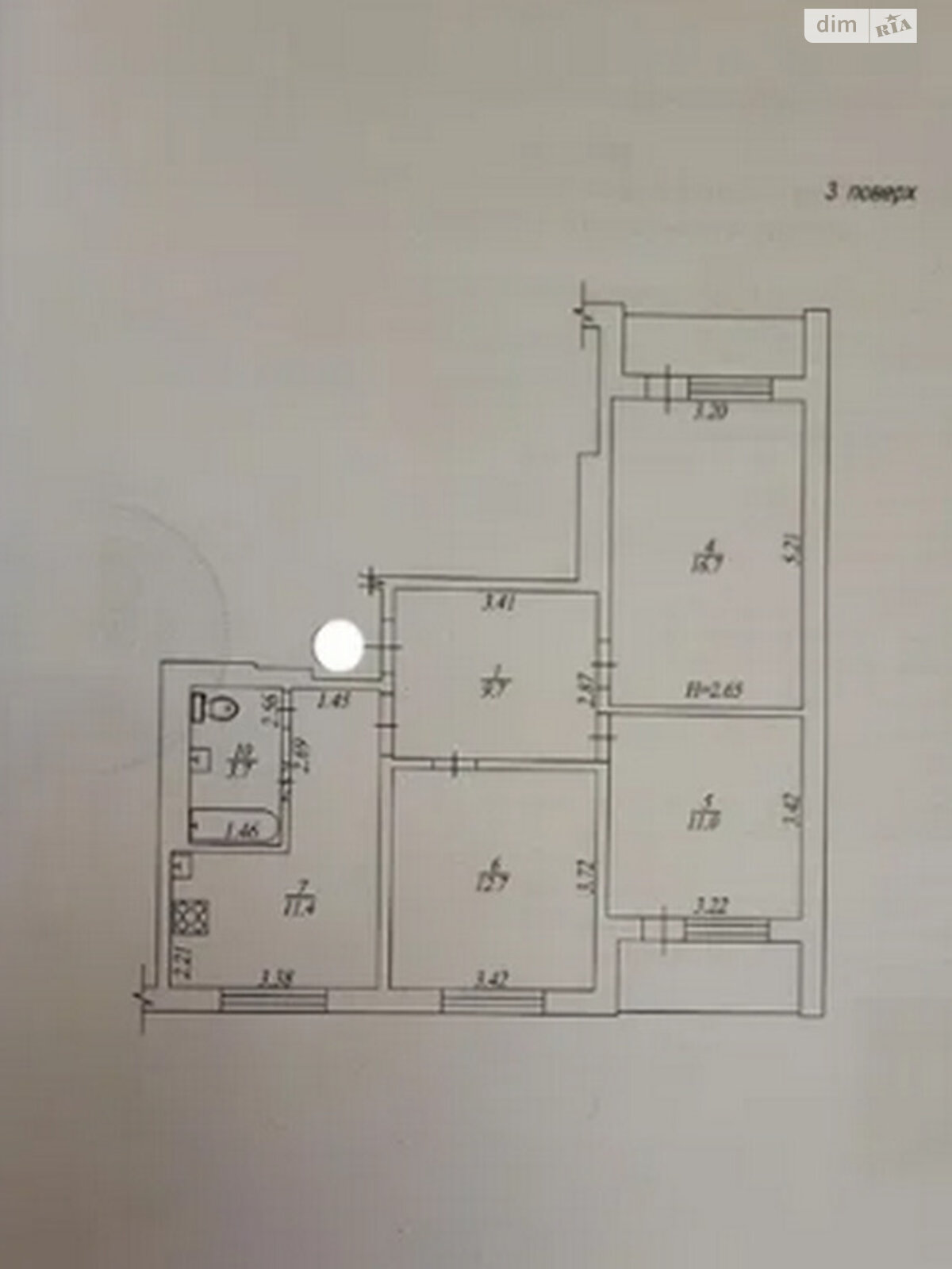 Продажа трехкомнатной квартиры в Харькове, на просп. Гагарина, район Одесская фото 1