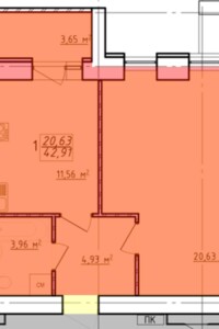 Продаж однокімнатної квартири в Харкові, на вул. Заливна 12, кв. 75, район Основ’янський фото 2