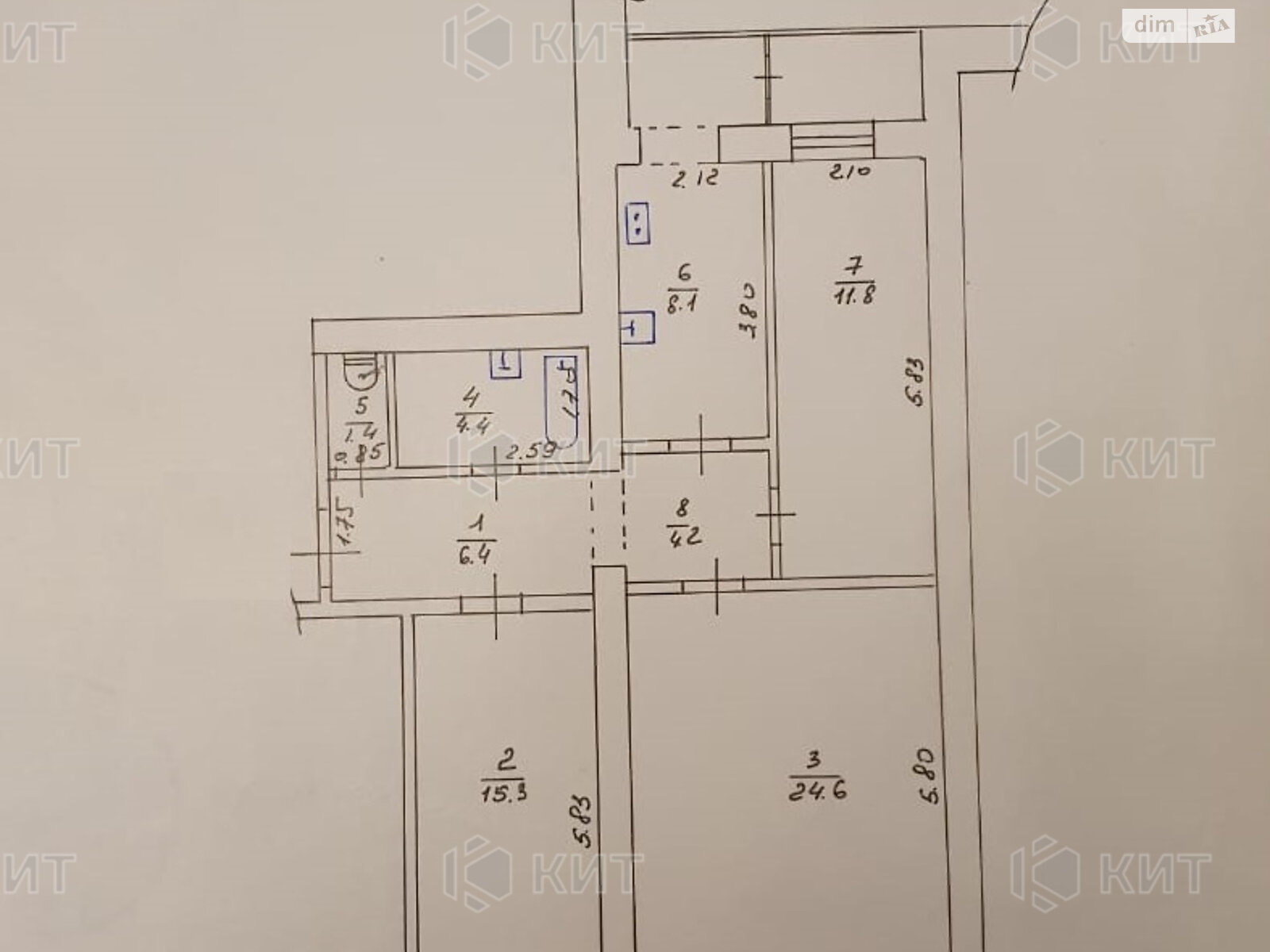 Продаж трикімнатної квартири в Харкові, на вул. Благовіщенська 29, район Панасівка фото 1