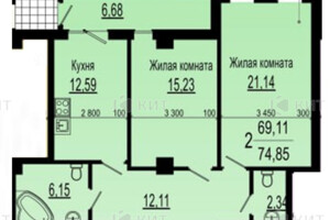 Продажа двухкомнатной квартиры в Харькове, на ул. Клочковская 117, район Павловка фото 2