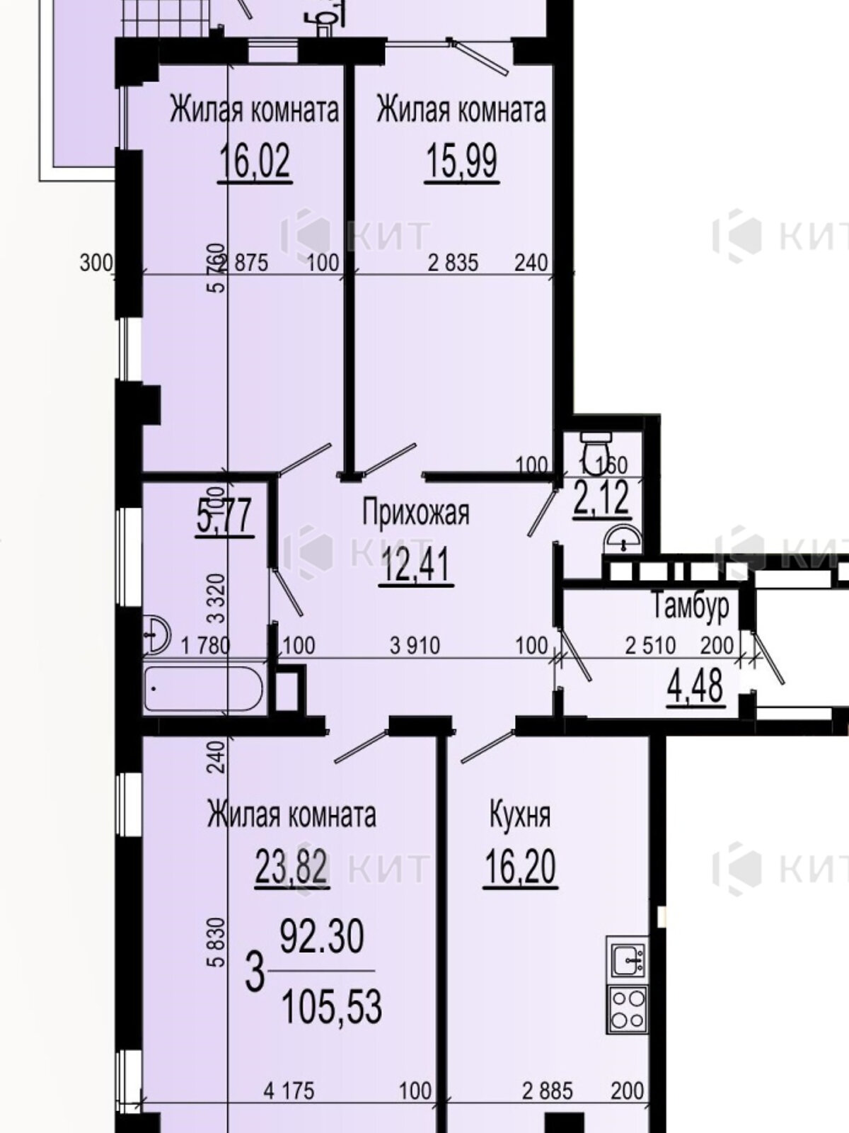 Продажа трехкомнатной квартиры в Харькове, на ул. Сухумская 22, район Павловка фото 1