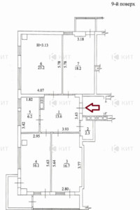 Продаж трикімнатної квартири в Харкові, на вул. Сухумська 22, район Павлівка фото 2