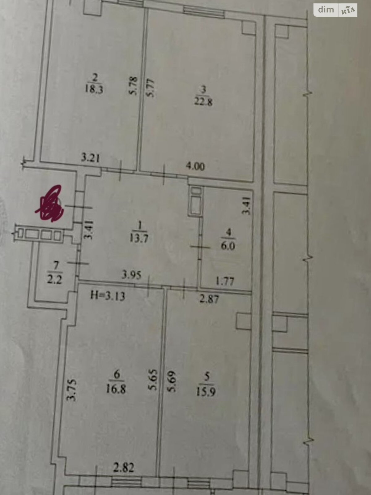 Продажа трехкомнатной квартиры в Харькове, на ул. Сухумская 22, район Павловка фото 1 Продажа трехкомнатной квартиры в Харькове, на ул. Сухумская 22, район Павловка фото 1
