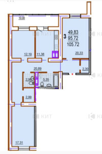 Продажа трехкомнатной квартиры в Харькове, на пер. Шекспира 13, район Павлово Поле фото 2