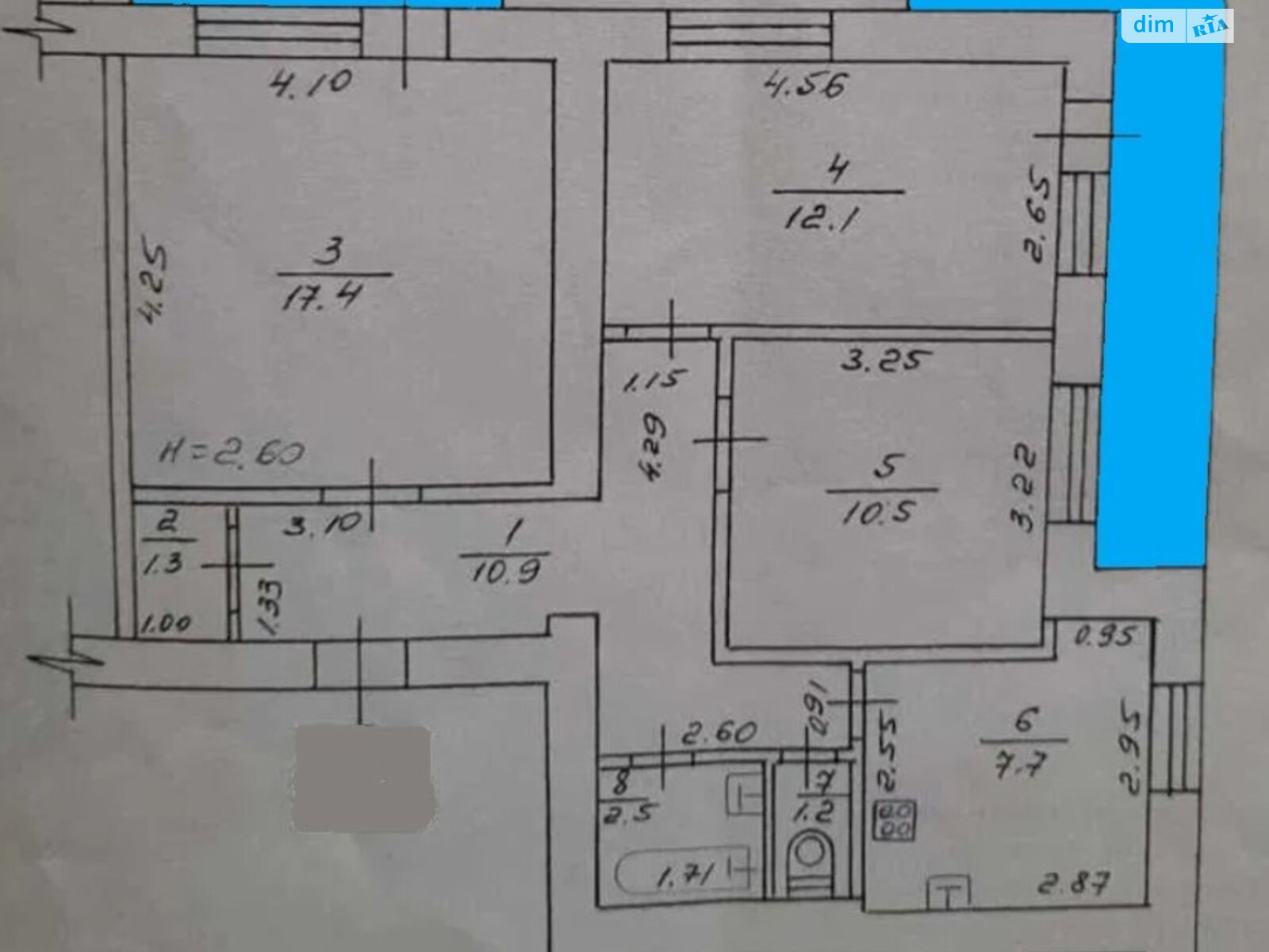 Продажа трехкомнатной квартиры в Харькове, на просп. Академика Курчатова 10, район Пятихатки фото 1