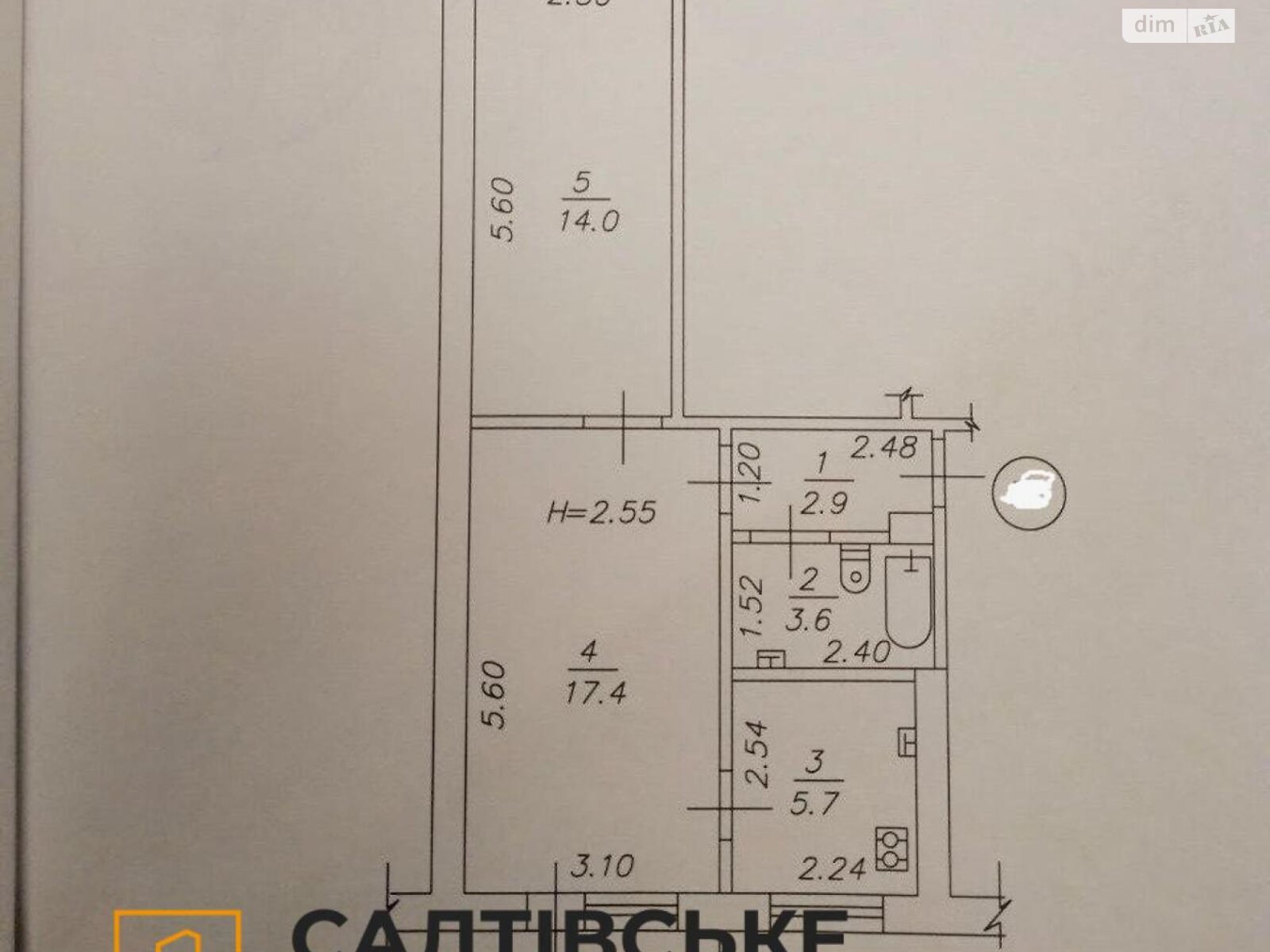 Продаж двокімнатної квартири в Харкові, на вул. Світла 47, район Салтівка фото 1