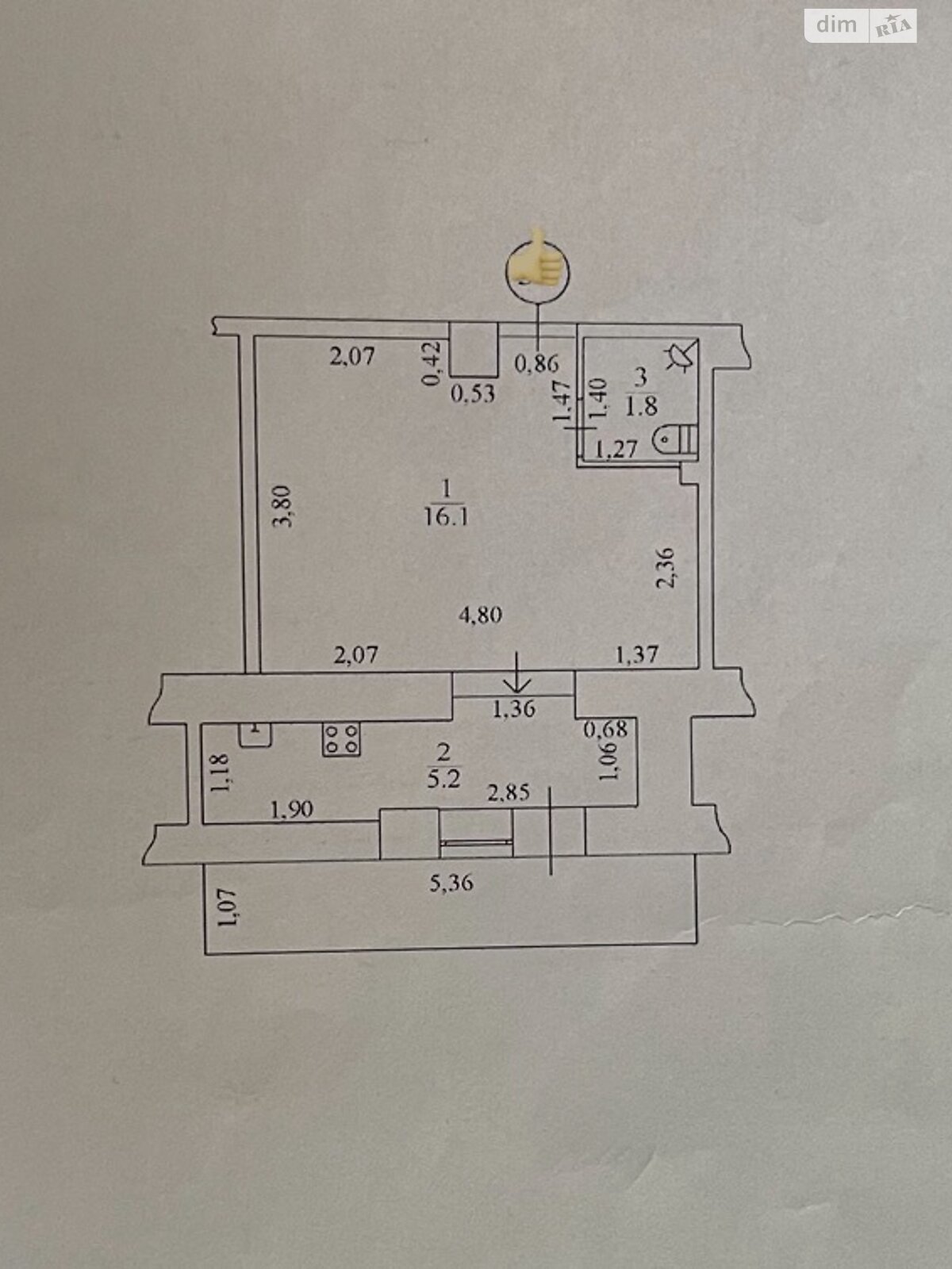 Продаж однокімнатної квартири в Харкові, на вул. Фісановича, район Салтівський фото 1 Продаж однокімнатної квартири в Харкові, на вул. Фісановича, район Салтівський фото 1