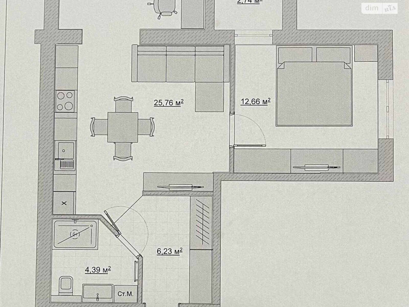 Продажа двухкомнатной квартиры в Харькове, на просп. Героев Харькова 193, район Салтовский фото 1