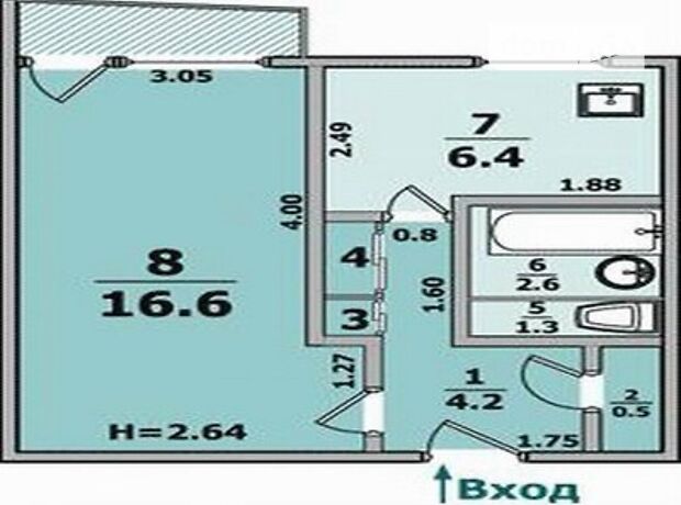 Продажа однокомнатной квартиры в Харькове, на ул. Командарма Корка район Северная Салтовка фото 1 Продажа однокомнатной квартиры в Харькове, на ул. Командарма Корка район Северная Салтовка фото 1