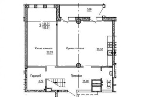 Продаж трикімнатної квартири в Харкові, на вул. Клочківська 117, район Павлівка фото 2