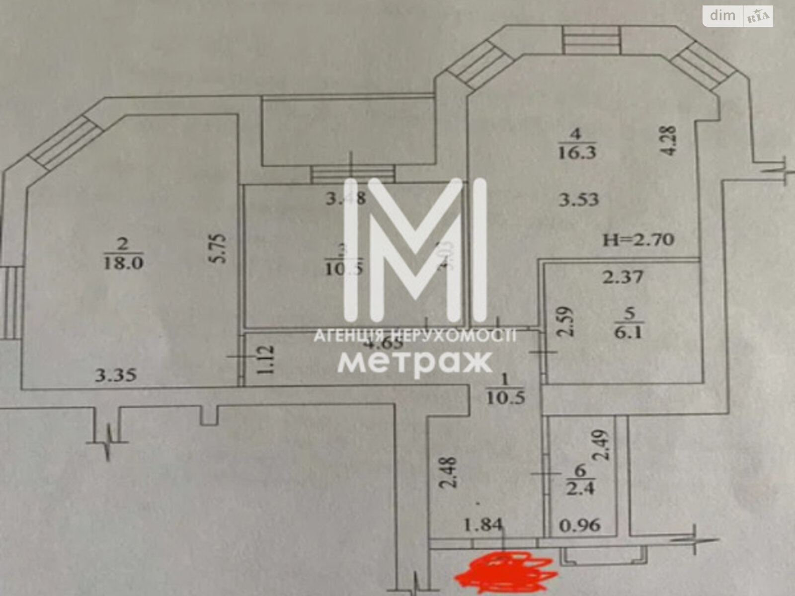 Продаж двокімнатної квартири в Харкові, на вул. Професорська 14, район Шевченківський фото 1