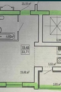 Продаж однокімнатної квартири в Харкові, на вул. Борткевича 11А, район Шишковка фото 2