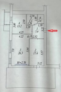 Продажа трехкомнатной квартиры в Харькове, на просп. Героев Харькова 124/7, район Слободской фото 2