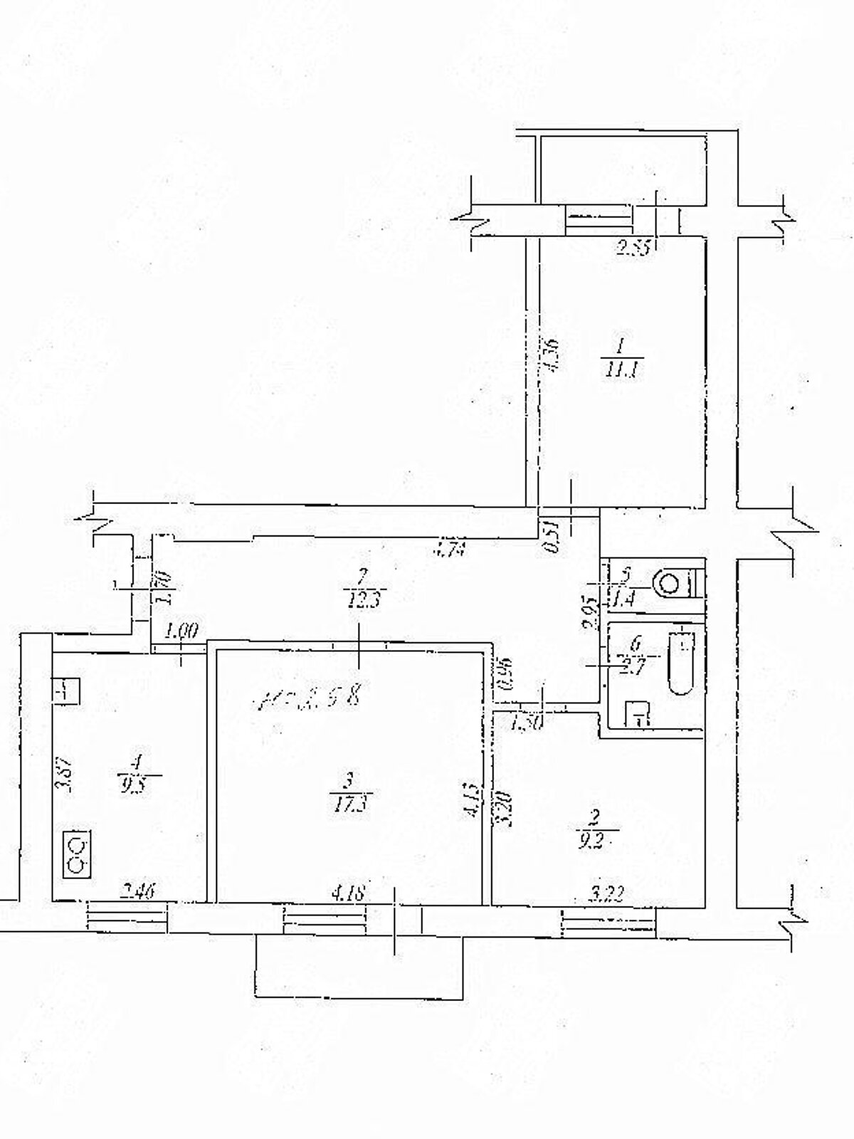 Продаж трикімнатної квартири в Харкові, на вул. Велика Панасівська 252, район Сортування фото 1