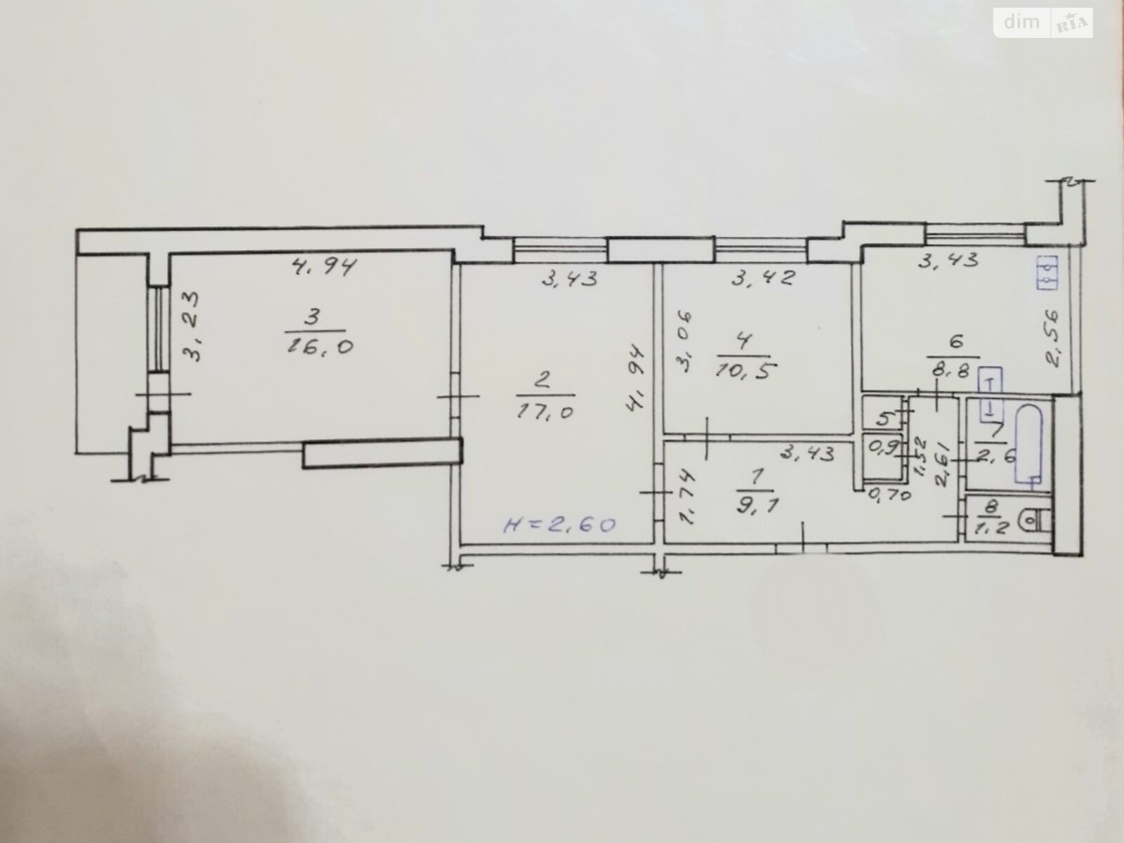 Продажа трехкомнатной квартиры в Харькове, на ул. Клочковская 152А, район Сосновая Горка фото 1 Продажа трехкомнатной квартиры в Харькове, на ул. Клочковская 152А, район Сосновая Горка фото 1
