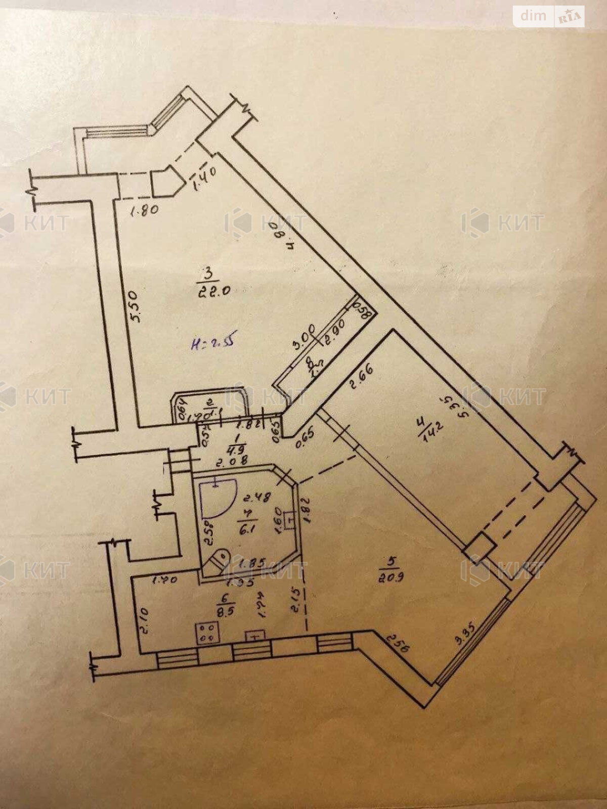 Продажа трехкомнатной квартиры в Харькове, на просп. Гагарина 72, район Центр фото 1