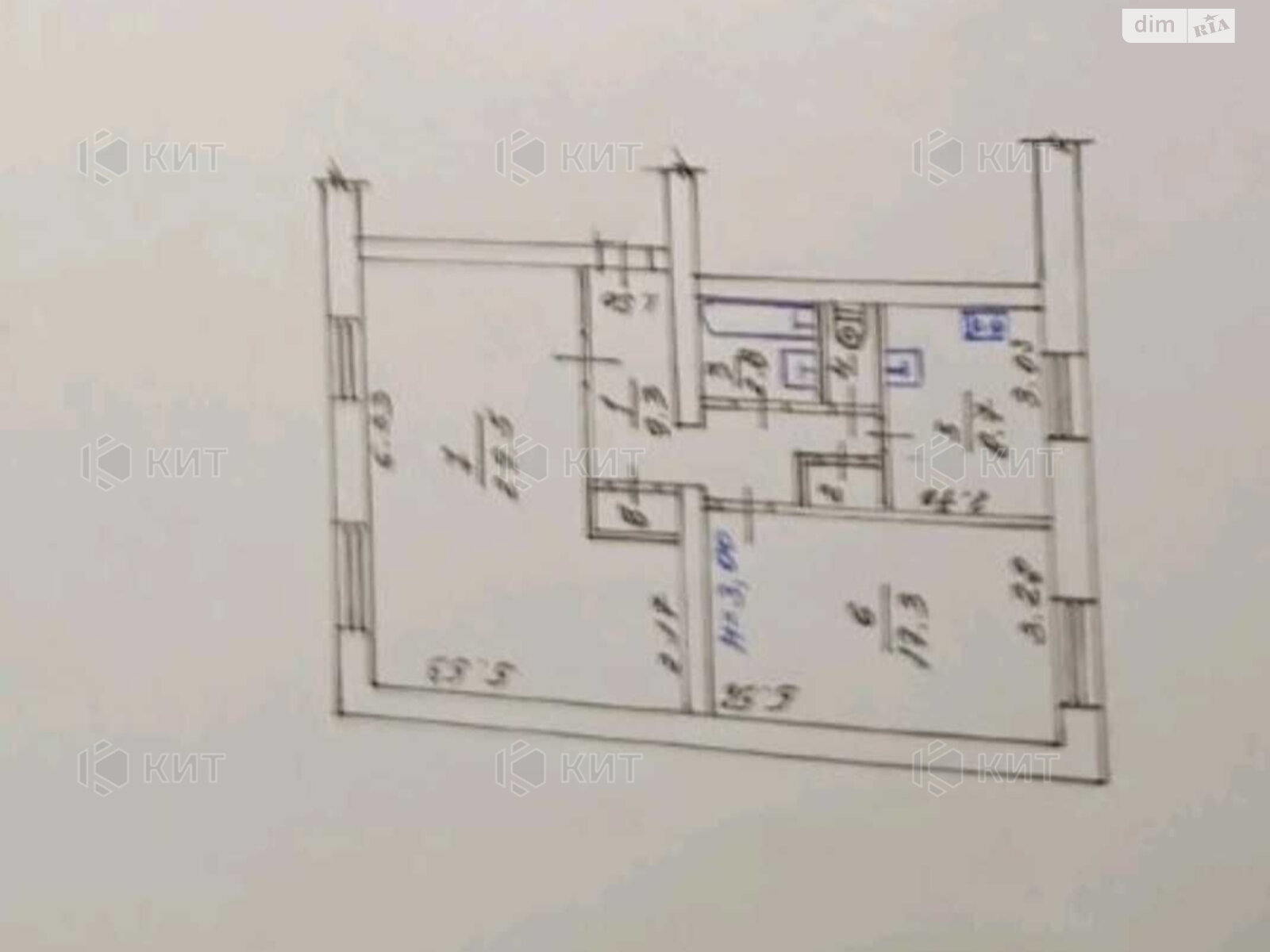 Продаж двокімнатної квартири в Харкові, на вул. Холодноярська 5, район Центр фото 1