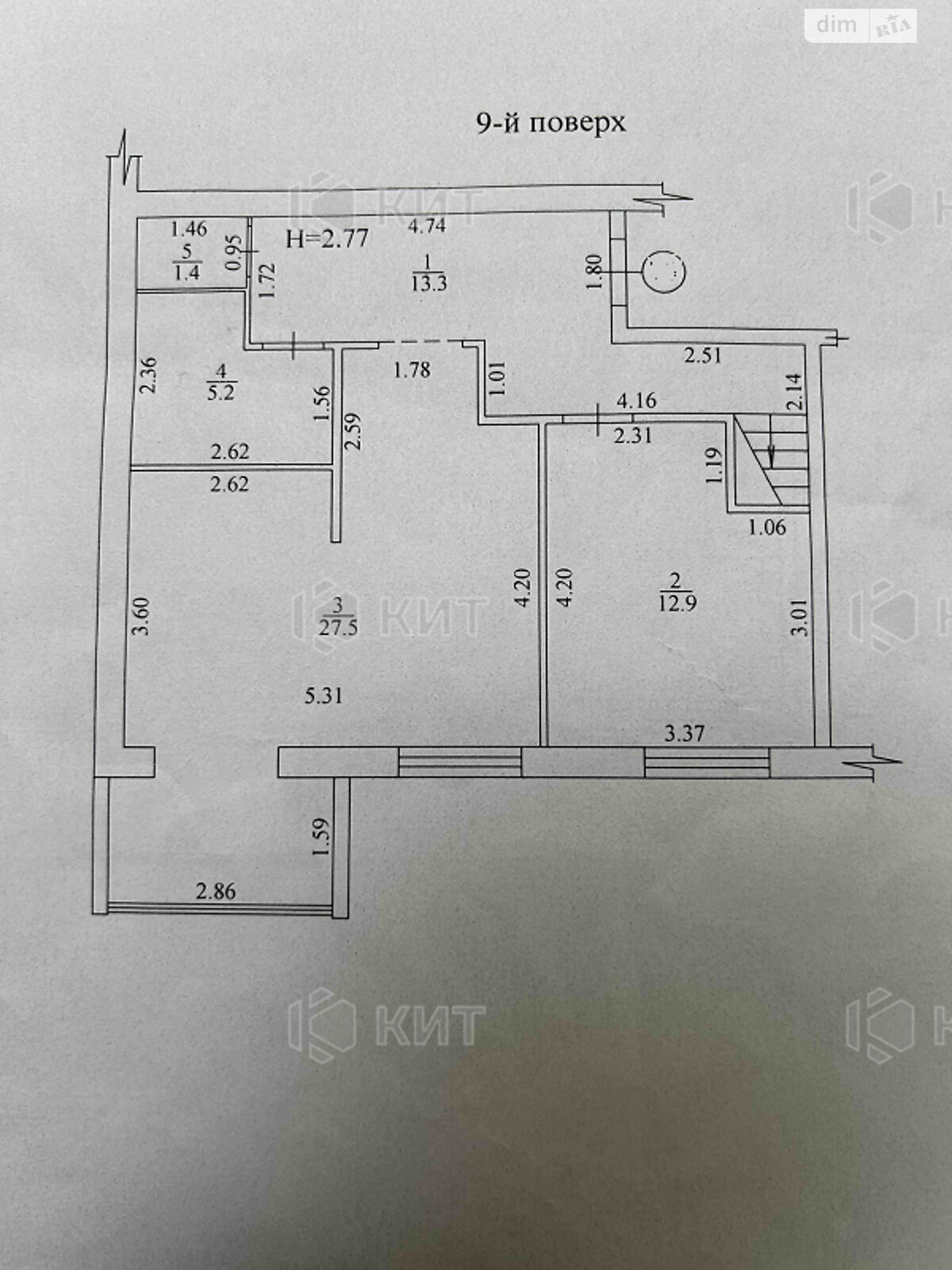 Продажа четырехкомнатной квартиры в Харькове, на пер. Лосевский 4, район Центр фото 1