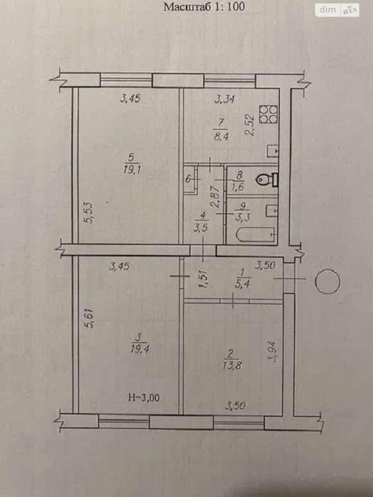 Продажа трехкомнатной квартиры в Харькове, на ул. Кузнечная, район Университетская Горка фото 1