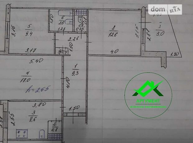 Продажа трехкомнатной квартиры в Херсоне, на Димитрова / Вазова, район Корабельный фото 1
