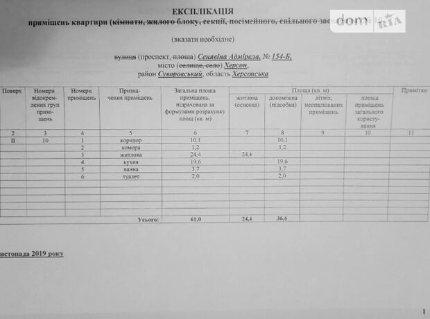 Продажа однокомнатной квартиры в Херсоне, на просп. Адмирала Сенявина 154б, кв. 10, район Таврический фото 1 Продажа однокомнатной квартиры в Херсоне, на просп. Адмирала Сенявина 154б, кв. 10, район Таврический фото 1