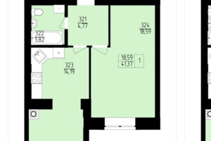 Продажа однокомнатной квартиры в Хмельницком, на пер. Франко Ивана 8, район Дубово фото 2