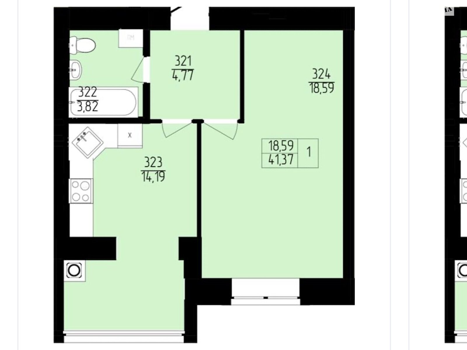 Продажа однокомнатной квартиры в Хмельницком, на пер. Франко Ивана 8, район Дубово фото 1