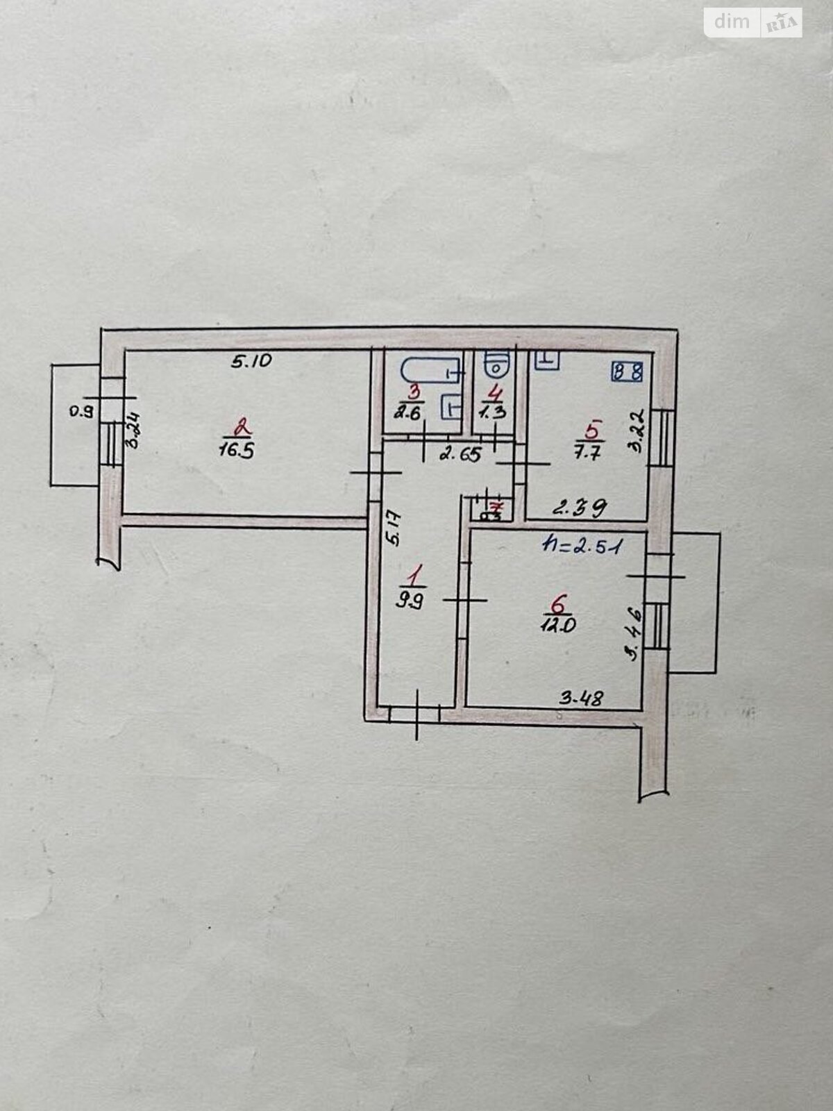 Продажа двухкомнатной квартиры в Хмельницком, на ул. Казацкая 54/1, район Дубово фото 1 Продажа двухкомнатной квартиры в Хмельницком, на ул. Казацкая 54/1, район Дубово фото 1